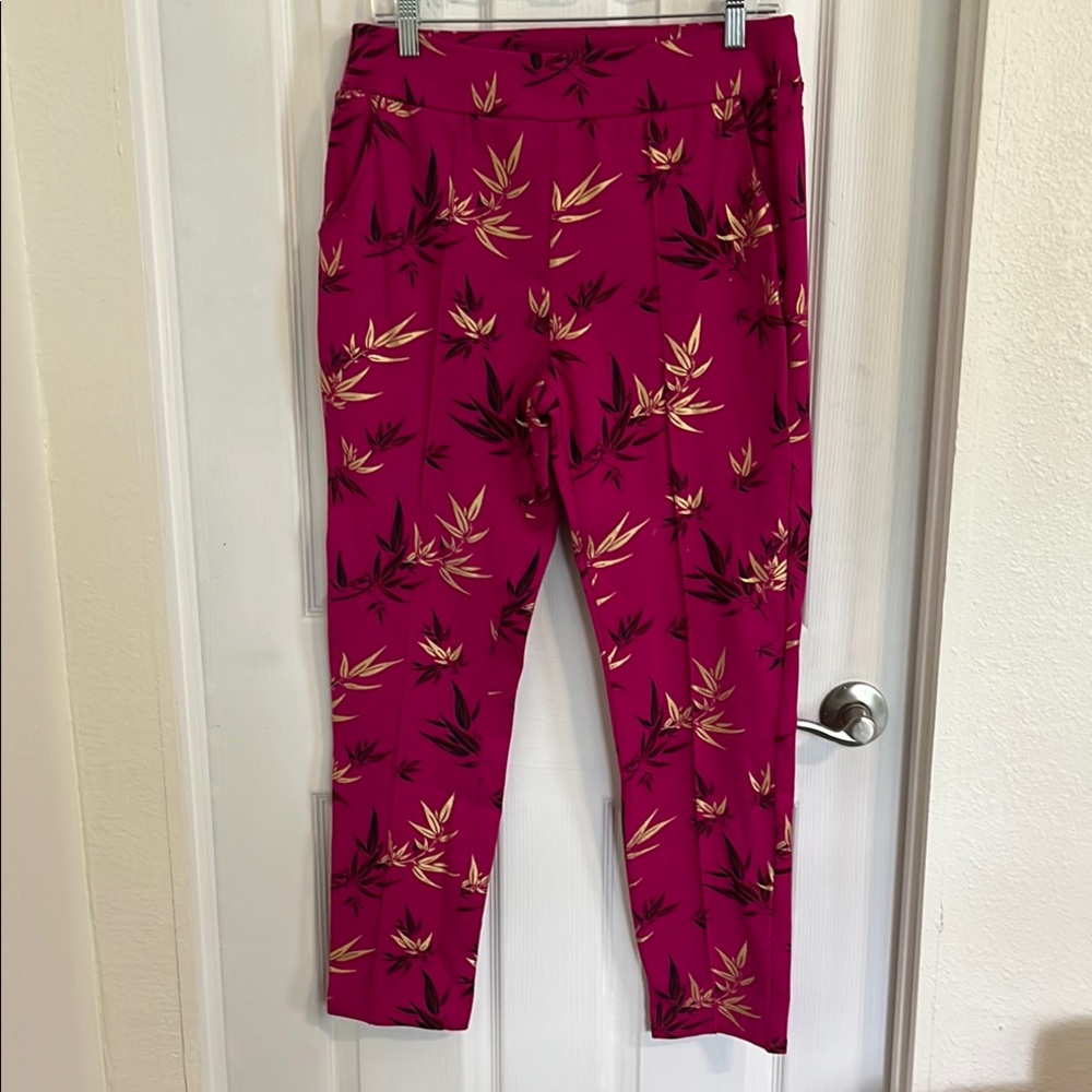 Soft Surroundings Floral Pink Pants